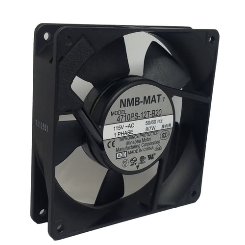 160mA Nmb Technologies 4710PS-12T-B30-A00 AXIAL FAN 119MM 115VAC 160mA Nmb Technologies 4710PS-12T-B30-A00 AXIAL FAN 119MM 115VAC
